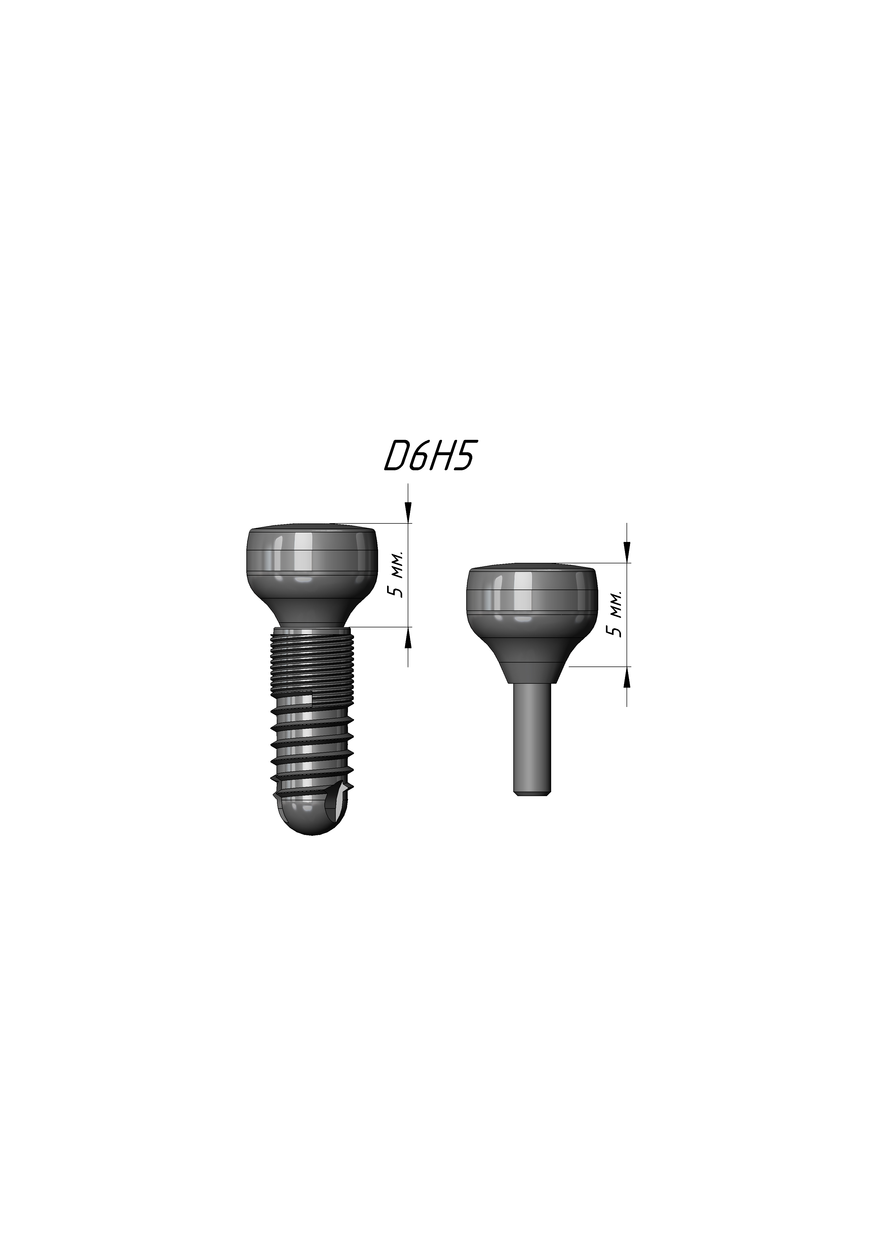 Формирователи десны Ø 6 mm RK